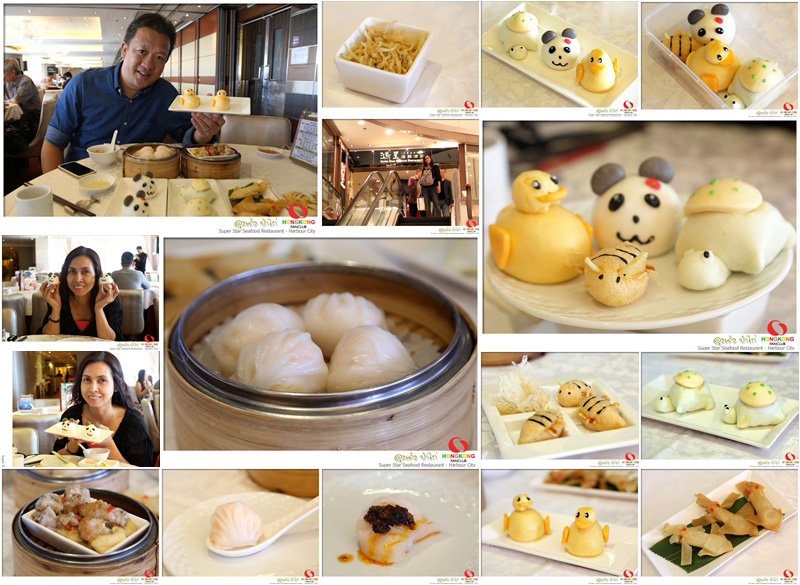 ติ่มซำการ์ตูน @ Super Star Seafood Restaurant, Grand Centre จิมซาโจ่ย
