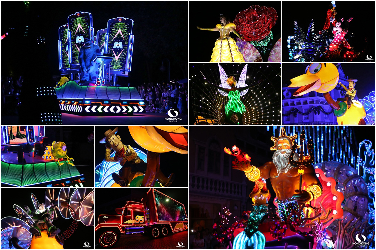 Disney Paint the Night พาเหรด แสงสี ทุกค่ำคืน